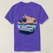 White Mercedes Benz C-Klasse T-Shirt (Design vorne)