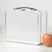 White Metal Lunch Box (Beispiel)