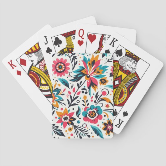 White Mexican Tasse Spielkarten (Rückseite)