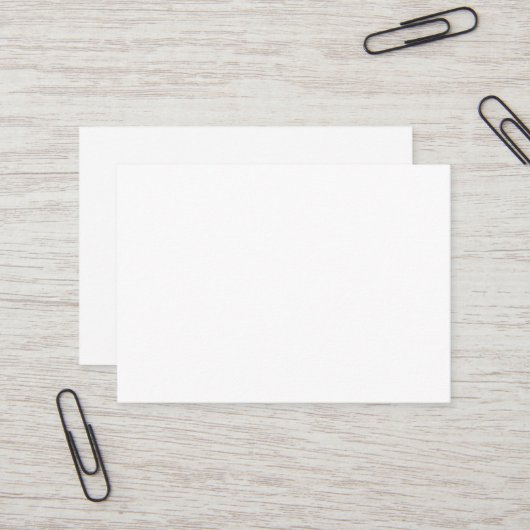 White Mighty Business Card Visitenkarte (Vorderseite/Rückseite Beispiel)