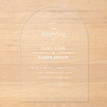 White Minimal Elegant Wedding