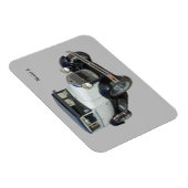 White Model A MagMagMagnet Magnet (Rechte Seite)