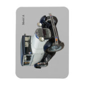 White Model A MagMagMagnet Magnet (Vertikal)