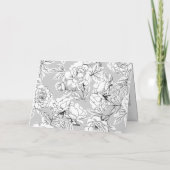 White Modern Calligraphy Foto Wedding Dankeskarte (Rückseite)