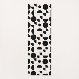 White Modern Elegant Geometric Tribal Yogamatte
