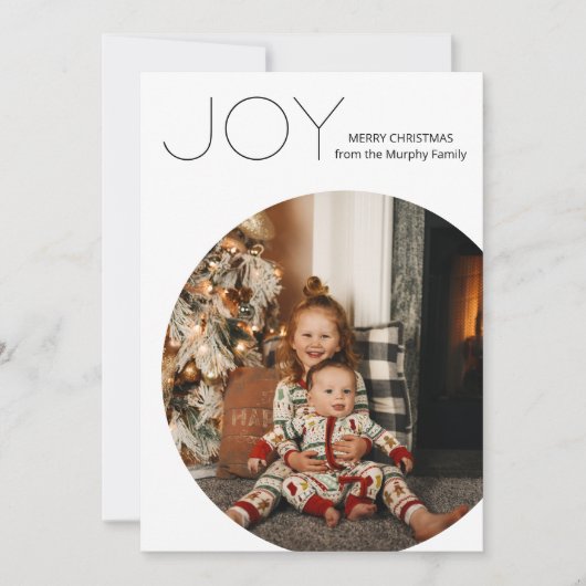 WHITE Modern Jodern Minimalistische Weihnachten (Vorderseite)