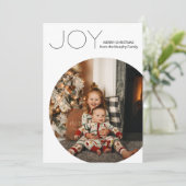 WHITE Modern Jodern Minimalistische Weihnachten (Stehend Vorderseite)