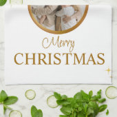 White Modern Merry Christmas Beste Küchenhandtüche Geschirrtuch (Gefaltet)