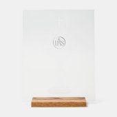 white monstrance design catholic home decor acrylschild (Vorderseite)