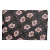 White Morning Glory Blume Nah Up Pattern Kissenbezug (Rückseite)