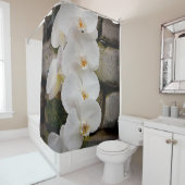 White Moth Orchid Duschvorhang (Beispiel)