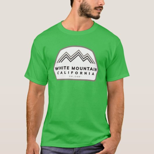 White Mountain California CA Mountains Hiking Clim T-Shirt (Vorderseite)