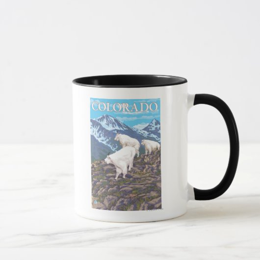 White Mountain Goat FamilyColorado Tasse (Rechts)