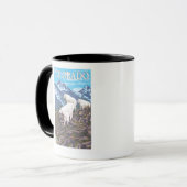 White Mountain Goat FamilyColorado Tasse (Vorderseite Links)