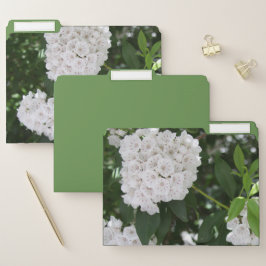 White Mountain Laurel Blume Folders Papiermappe