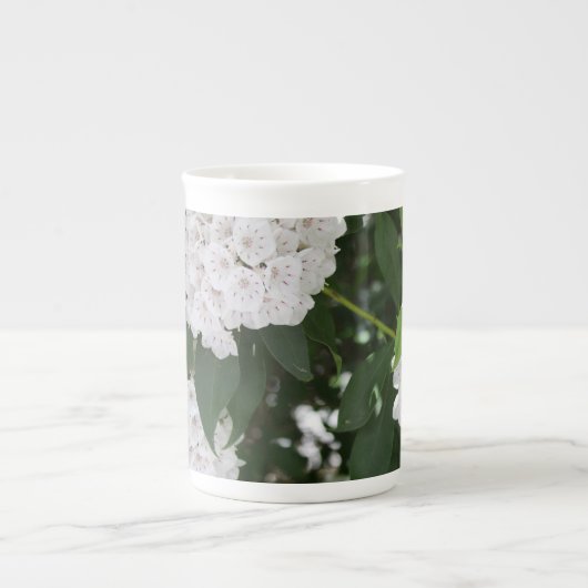 White Mountain Laurel Blume Tasse (Vorderseite)