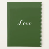 White Mountain Laurel Floral Planner Planer (Rückseite)