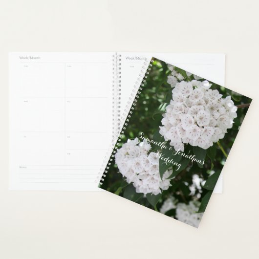 White Mountain Laurel Floral Planner Planer (Anzeige)