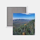 White Mountain N.F., NH. Die Aussicht aus der Nähe Magnet (Vorderseite/Rückseite)