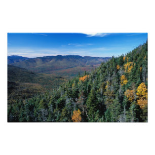 White Mountain N.F., NH. Die Aussicht von der Näh Fotodruck