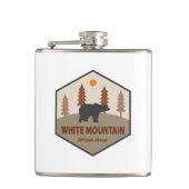 White Mountain National Forest Bear Flachmann (Vorderseite)