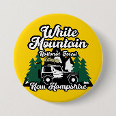 White Mountain National Forest New Hampshire Button (Vorderseite)