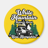 White Mountain National Forest New Hampshire Magnet (Vorne)