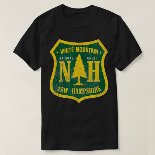 White Mountain National Forest New Hampshire Shiel T-Shirt (Design vorne)
