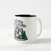 White Mountain National Forest New Hampshire Zweifarbige Tasse (VorderseiteRechts)