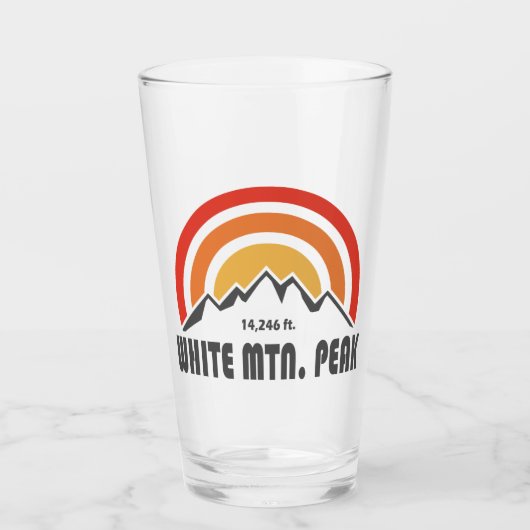 White Mountain Peak California Glas (Vorderseite)