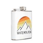 White Mountain Peak California Retro Flachmann (Rechts)