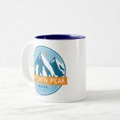 White Mountain Peak California Zweifarbige Tasse (Vorderseite Links)