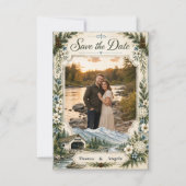 White Mountains Gateway Maine Foto Save The Date (Vorderseite)