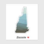 White Mountains in New Hampshire Sticker (Blatt)