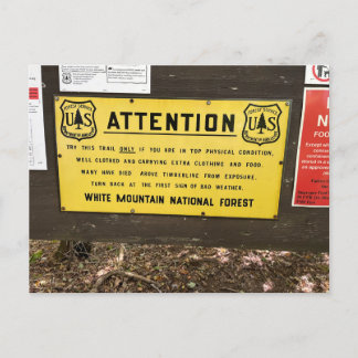 White Mountains Mt. Jackson Postcard Postkarte