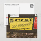 White Mountains Mt. Jackson Postcard Postkarte (Vorne/Hinten)