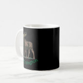 White Mountains Mt Washington New Hampshire Moose Kaffeetasse (Vorderseite Links)