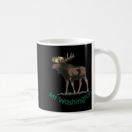 White Mountains Mt Washington New Hampshire Moose Kaffeetasse (Rechts)