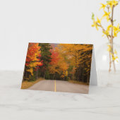 White Mountains New Hampshire Blank Card Karte (Gelbe Blume)