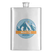 White Mountains New Hampshire Flachmann (Vorderseite)