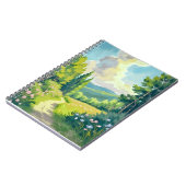 White Mountains | New Hampshire Landscape Painting Notizblock (Linke Seite)