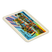 White Mountains New Hampshire NH Travel Souvenir Magnet (Rechte Seite)