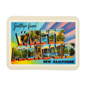 White Mountains New Hampshire NH Travel Souvenir Magnet (Horizontal)