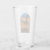 White Mountains New Hampshire Pint Glass Glas (Rückseite)
