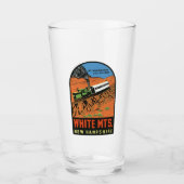 White Mountains New Hampshire Pint Glass Glas (Vorderseite)