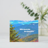 White Mountains New Hampshire Postcard Postkarte (Stehend Vorderseite)