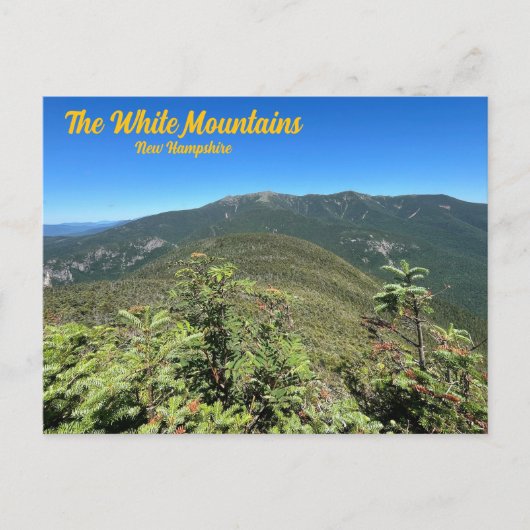 White Mountains New Hampshire Postcard Postkarte (Vorderseite)