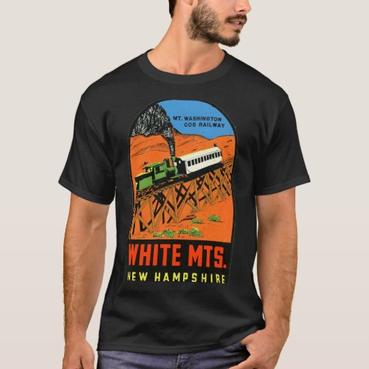 White Mountains New Hampshire T-Shirt (Vorderseite)