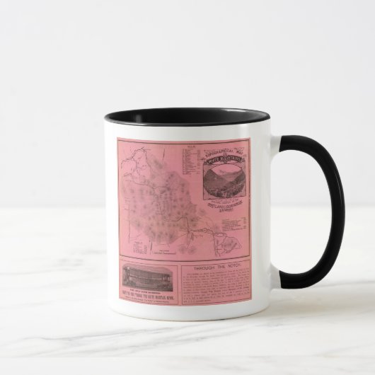 White Mountains Top-Karte Tasse (Rechts)
