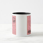 White Mountains Top-Karte Tasse (Zentrum)